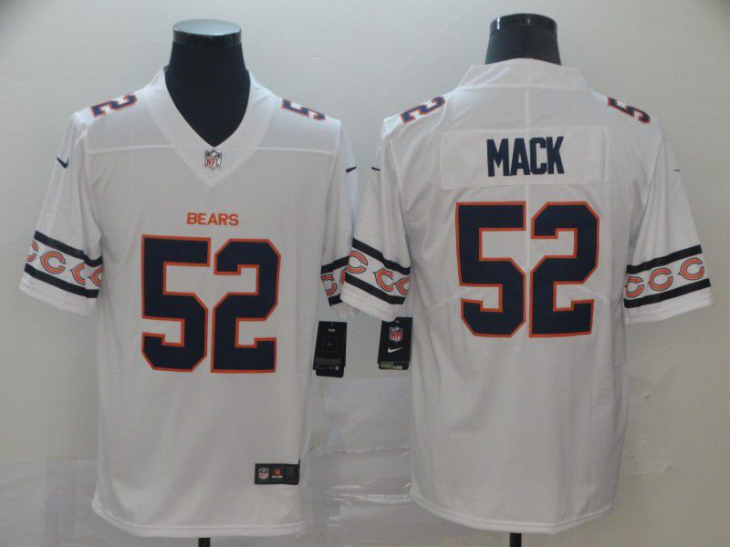 Men Chicago Bears #52 Mack White team logo cool edition NFL Jerseys->buffalo bills->NFL Jersey
